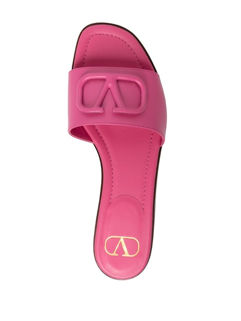 VLogo Signature flat sandals - 4