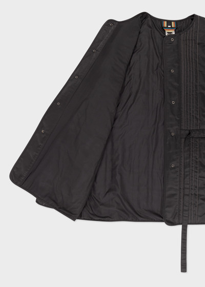 Paul Smith Midnight Blue 'Shadow Stripe' Quilted Jacket outlook
