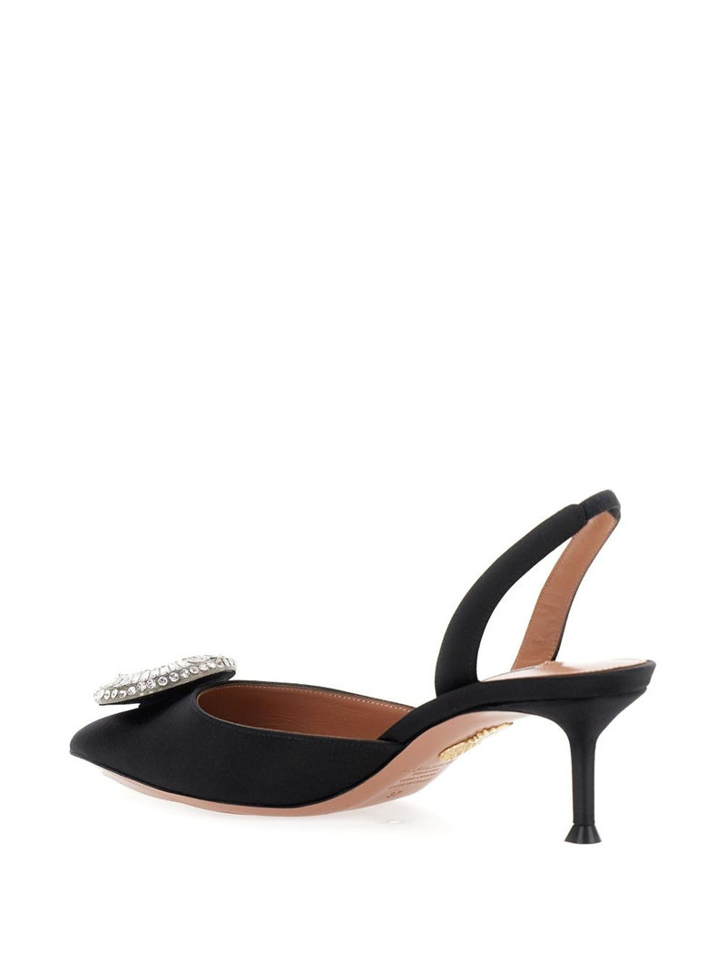 Crystal Hoop slingback pumps 3