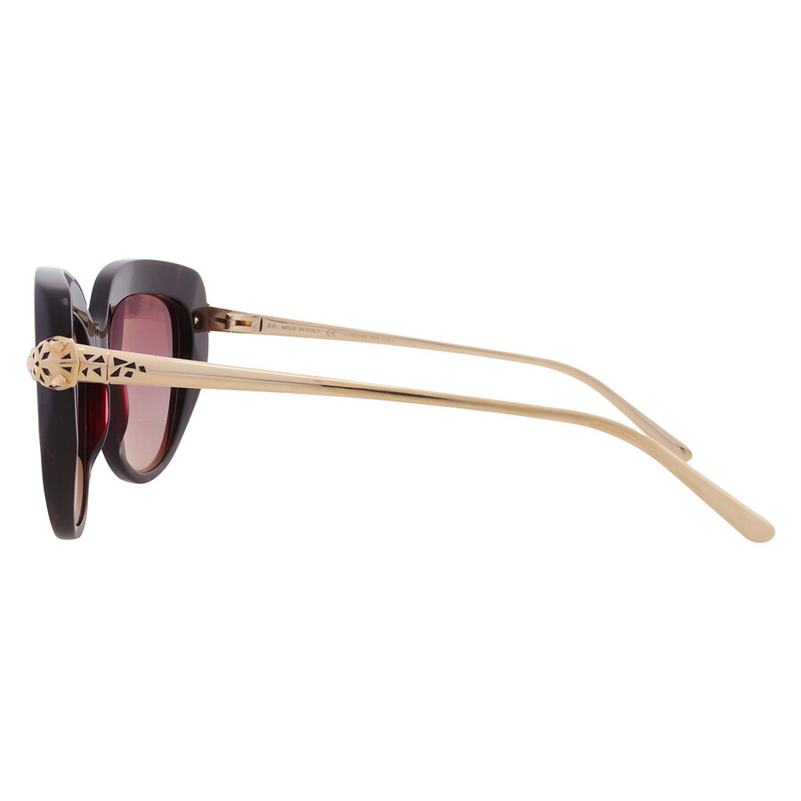 Cartier Panthere de Cartier Violet Cat Eye Ladies Sunglasses CT0214S 003 55 - 4