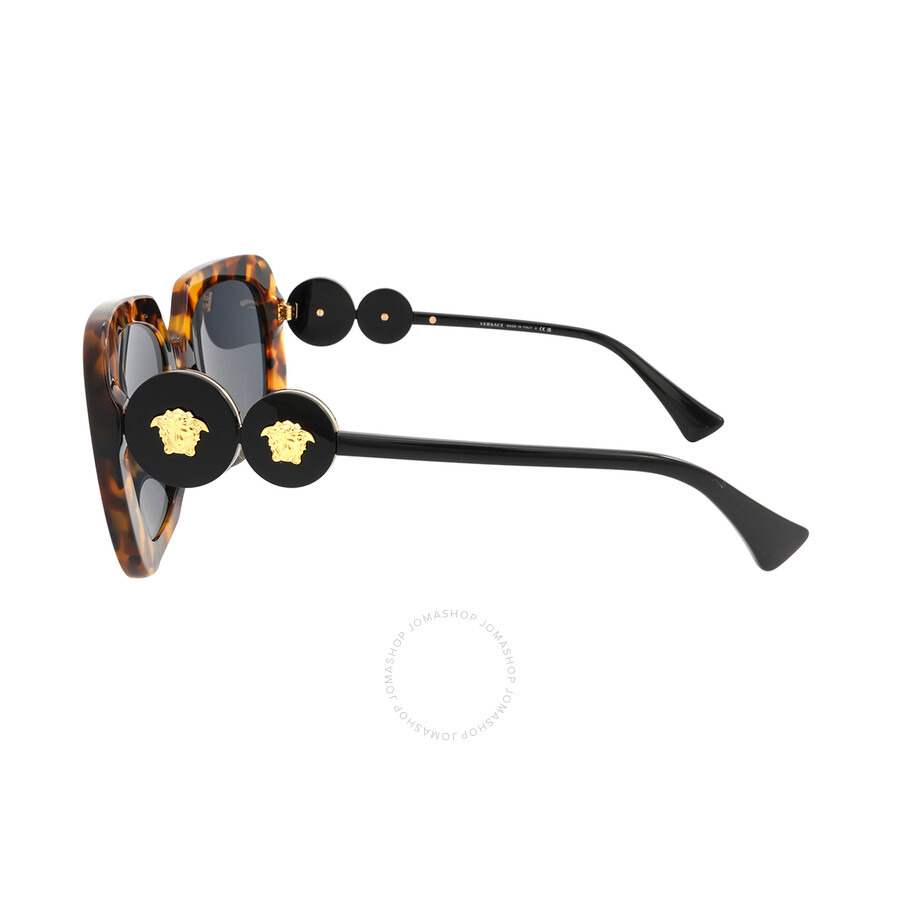 Versace Dark Grey Square Ladies Sunglasses VE4434 511987 54 - 4