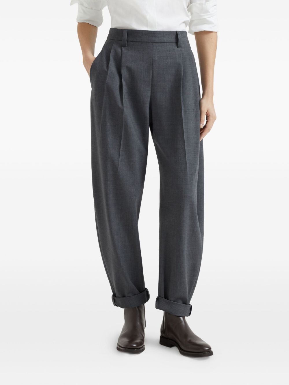virgin-wool trousers - 3