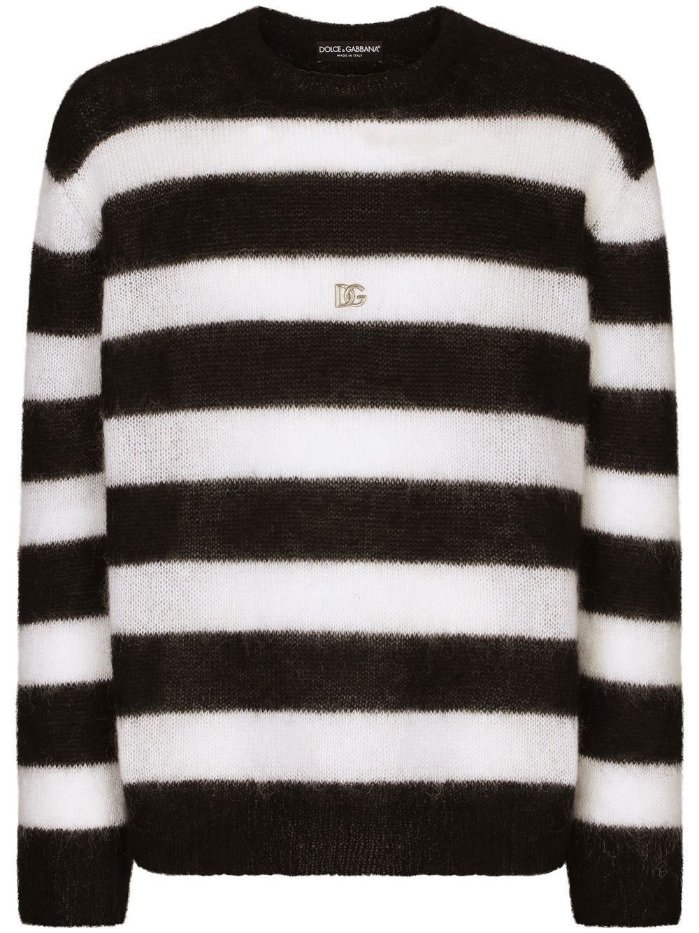 stripe-print jumper - 1