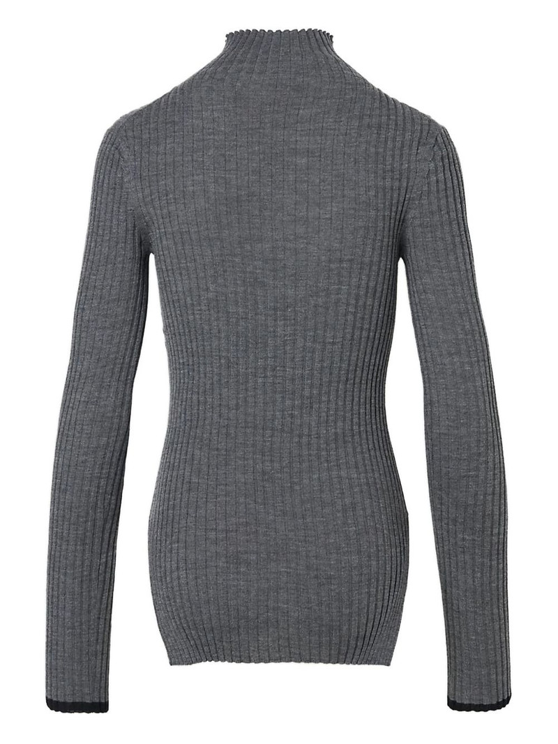 Plan C ribbed-knit turtleneck sweater outlook
