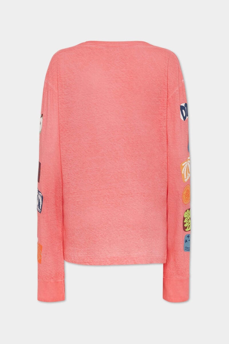 SUMMER LOVERS BREEZY FIT PRINTED T-SHIRT - 2