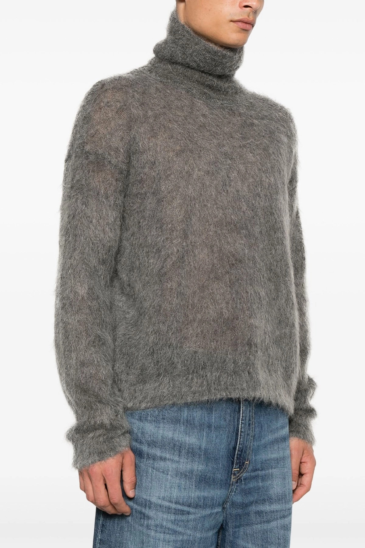 Mohair turtleneck sweater - 2