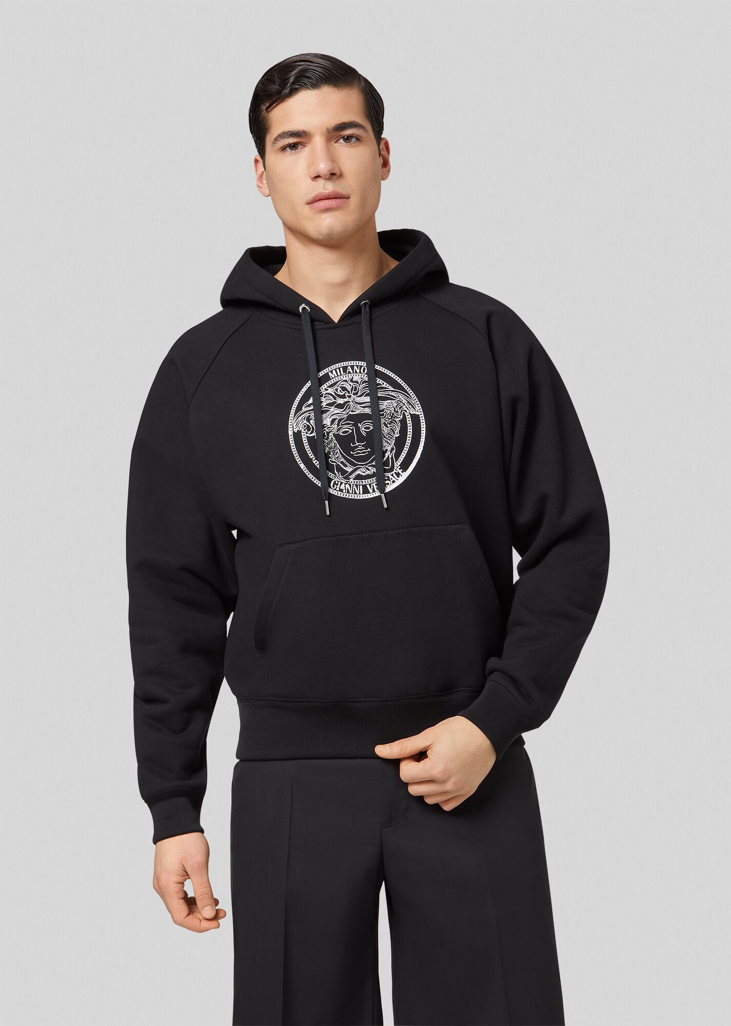 Embroidered Medusa Hoodie - 2