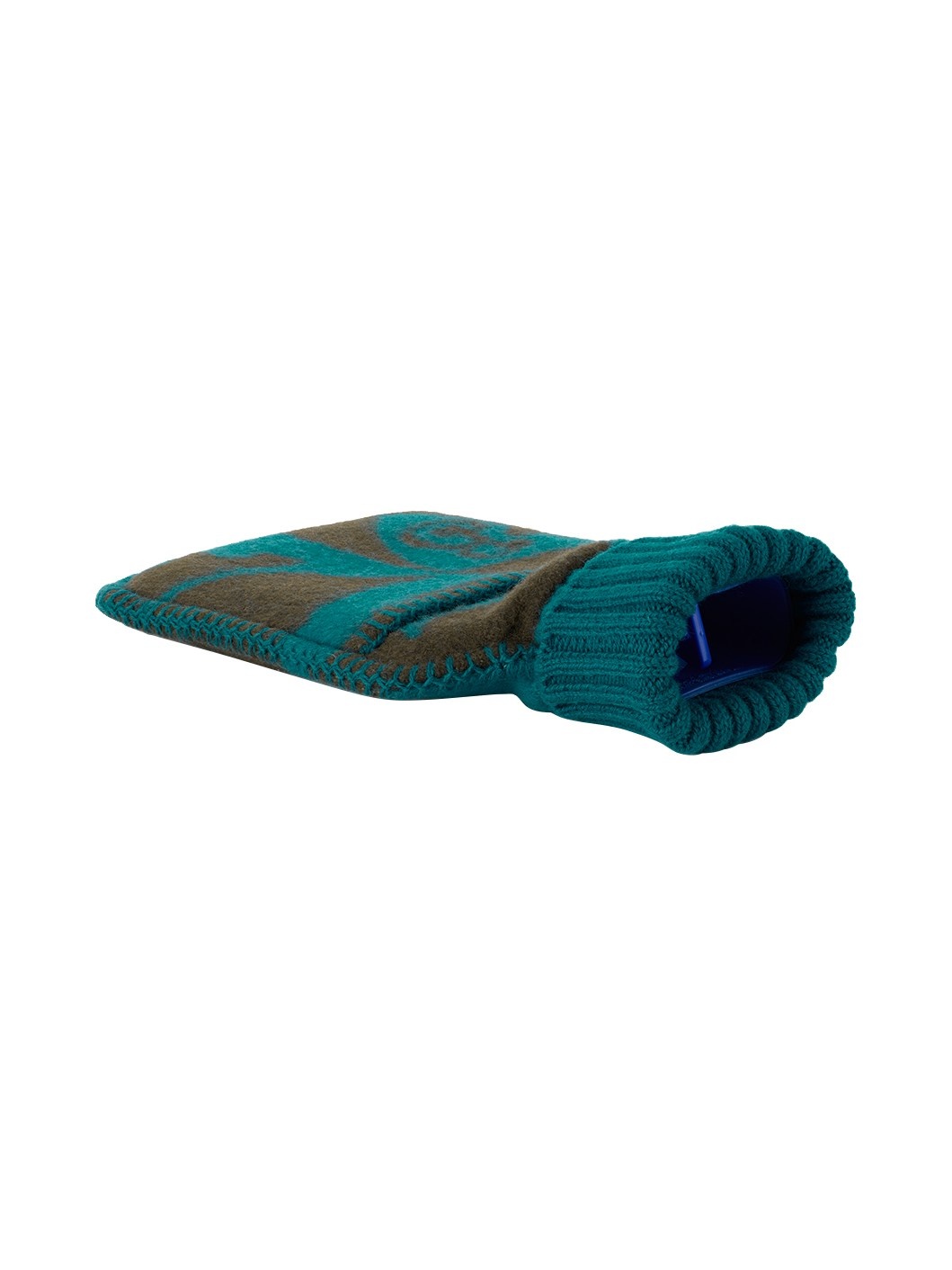 Navy & Gray EKD Wool Hot Water Bottle - 3