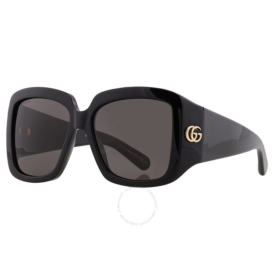 Gucci Grey Ladies Square Sunglasses GG1402S 001 55 - 5