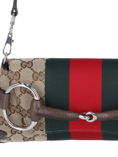 Gucci GG supreme small shoulder bag with chain - 3