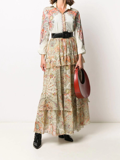 Etro long-sleeved bohemian-print shirt outlook