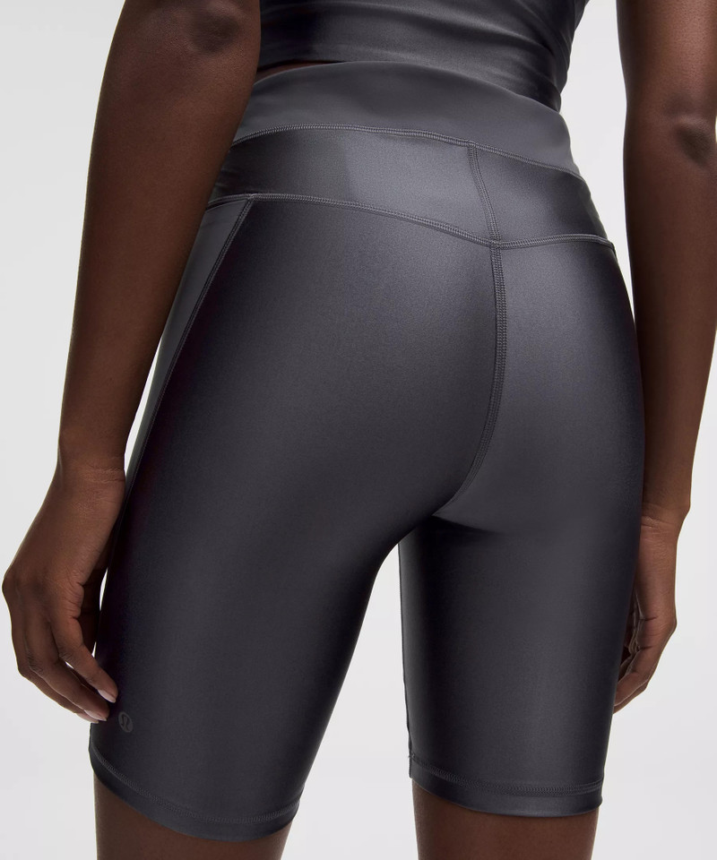 Satin Shine Panelled High-Rise Short 8" *Wordmark 6