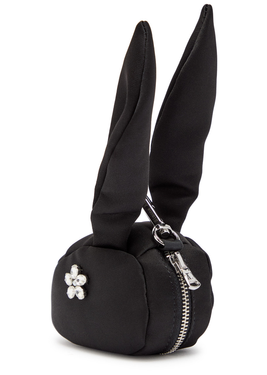 Simone Rocha Hare Embellished Satin bag Charm - 3