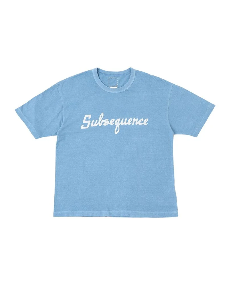 JUMBO TEE S/S VEG DYE (Subsequence) LT.INDIGO - 1