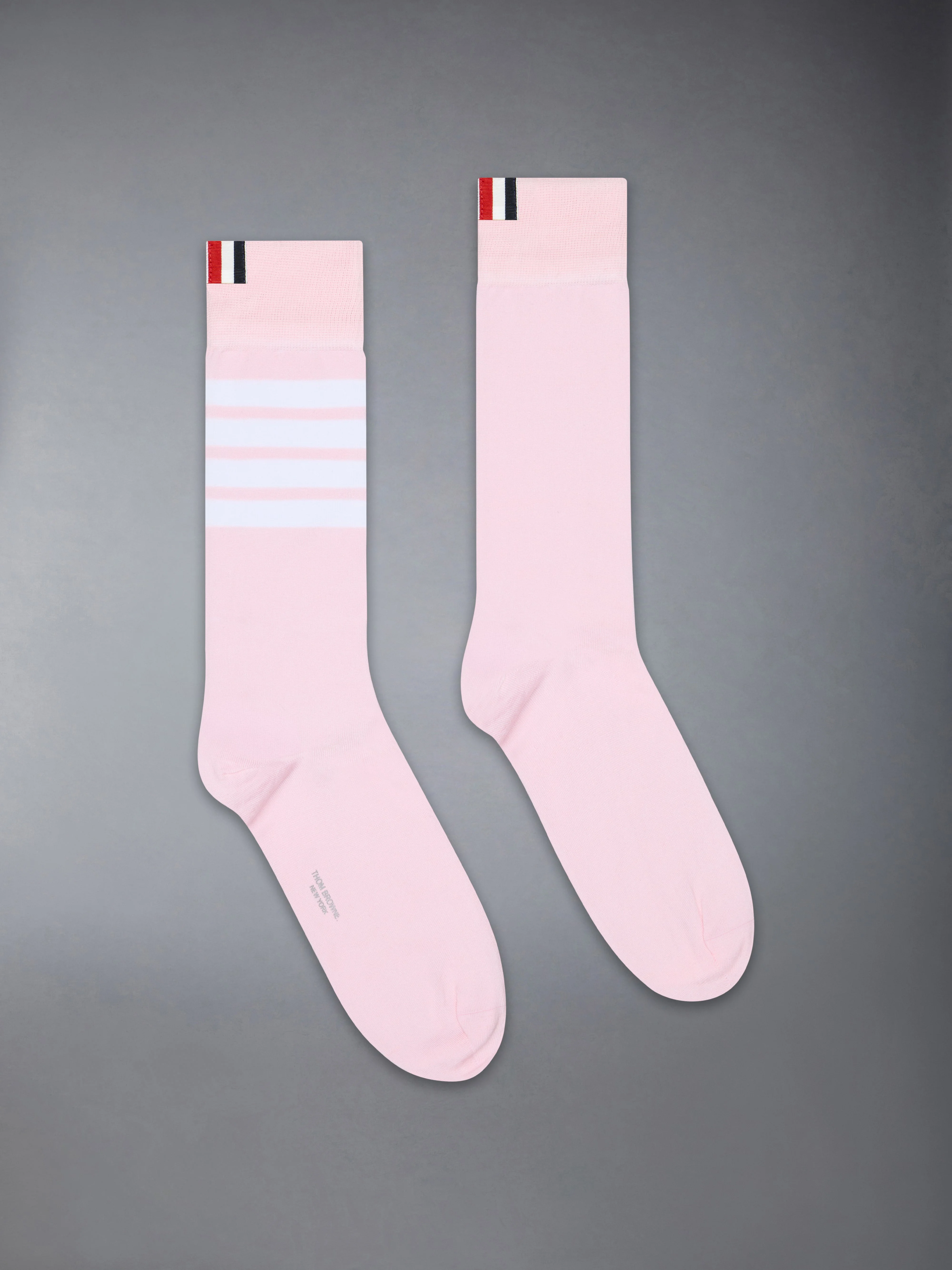 COTTON 4-BAR MID CALF SOCK - 1