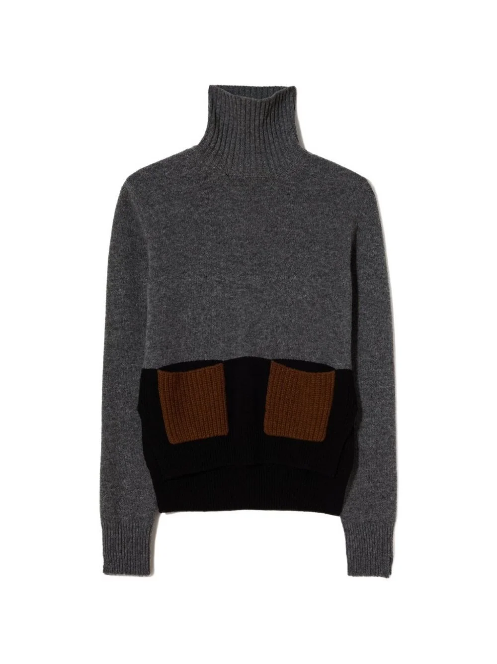 CASHMERE AND WOOL SWEATER - 1
