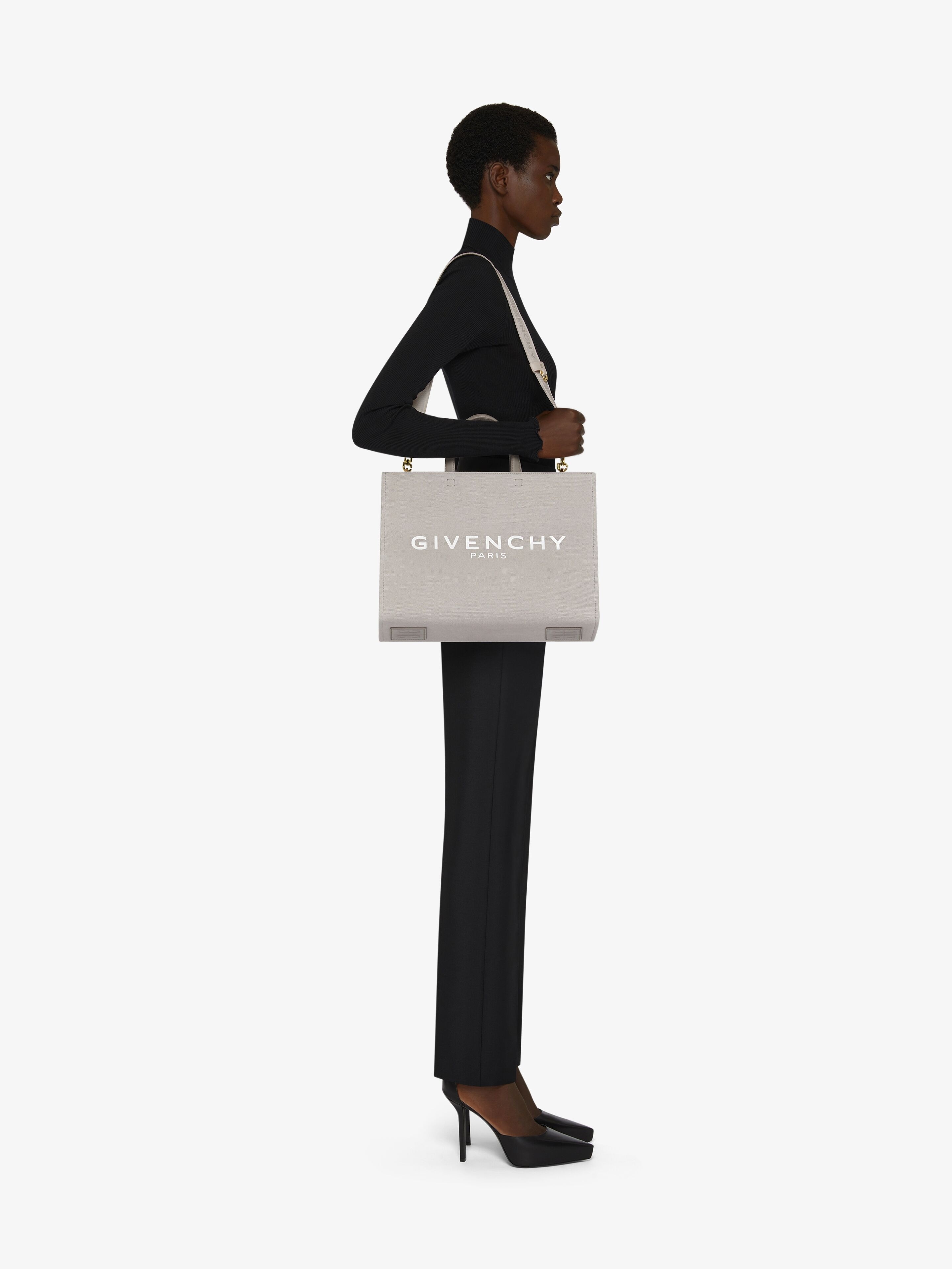 MEDIUM G-TOTE SHOPPING BAG IN CANVAS - 2