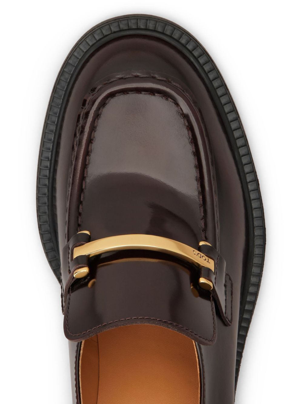 60mm leather loafers - 4