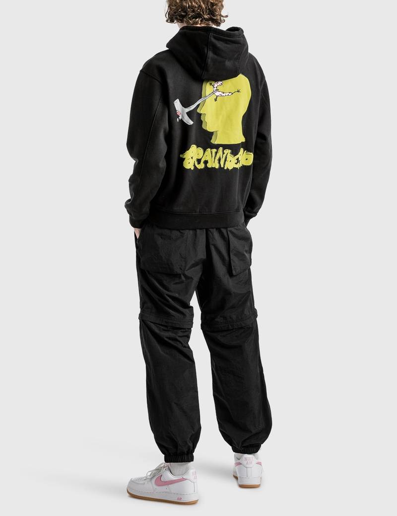 BRAIN DEAD STONED HEAD ZIP HOODED SWEATSHIRT outlook