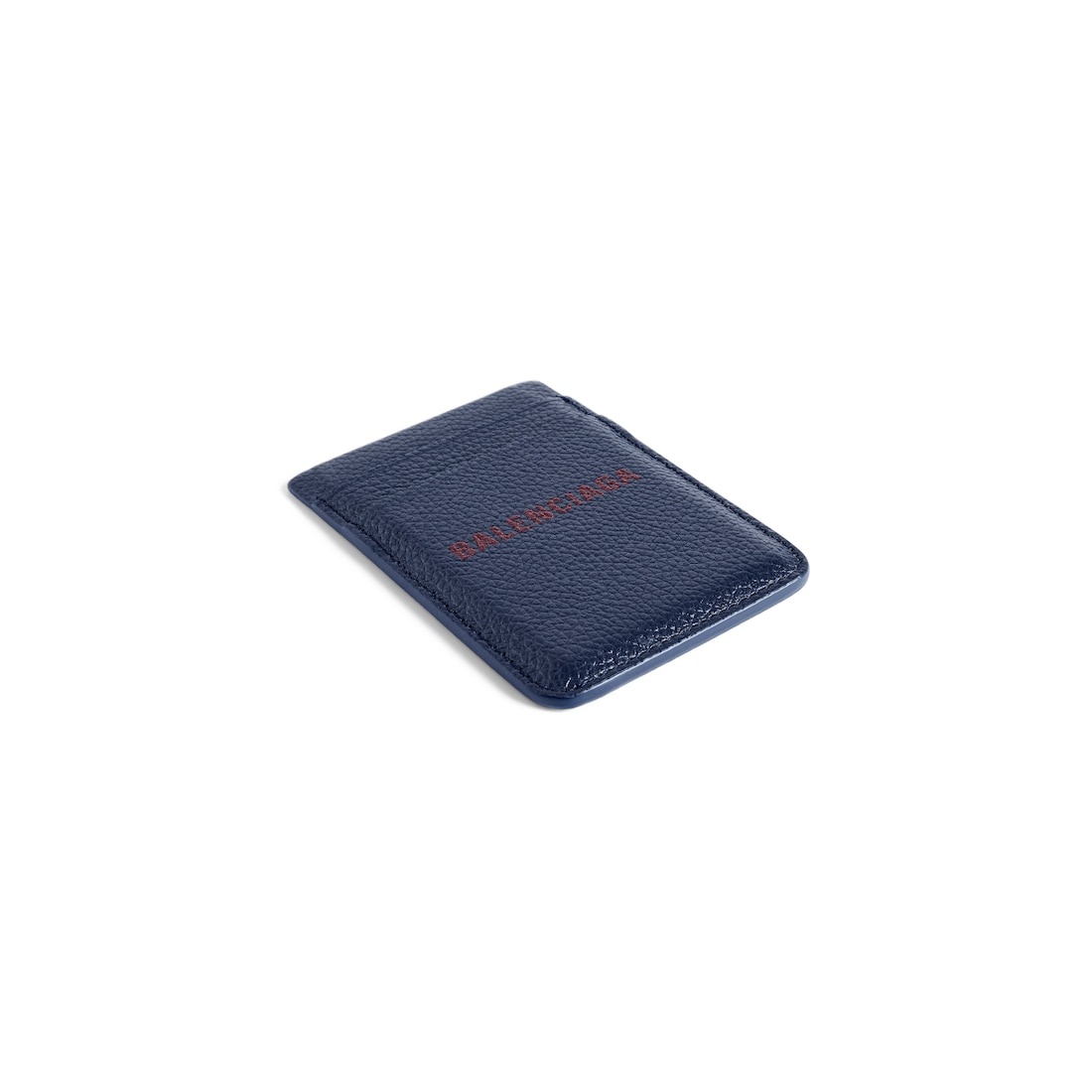 Men's Cash Magnet Card Holder  in Navy/burgundy - 4