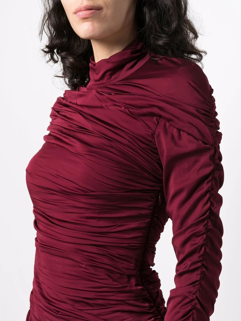 Faye ruched 미니 드레스 5