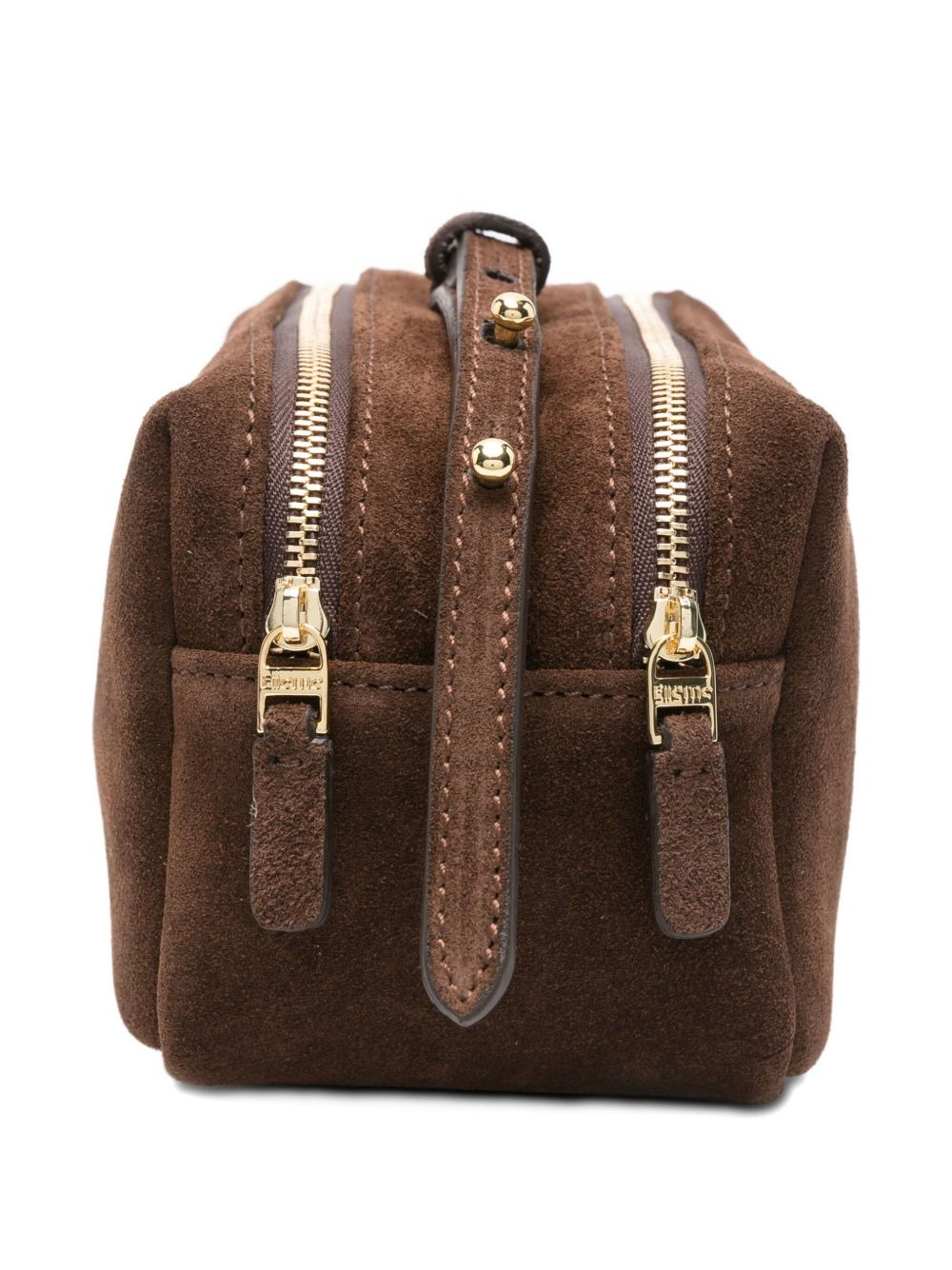 mini Trousse suede double-zip shoulder bag - 4