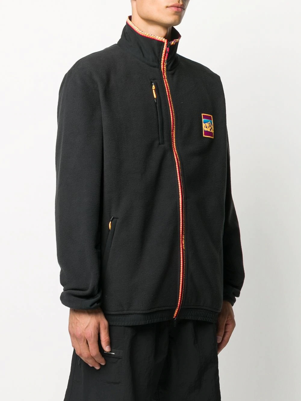 logo patch fleece - 3