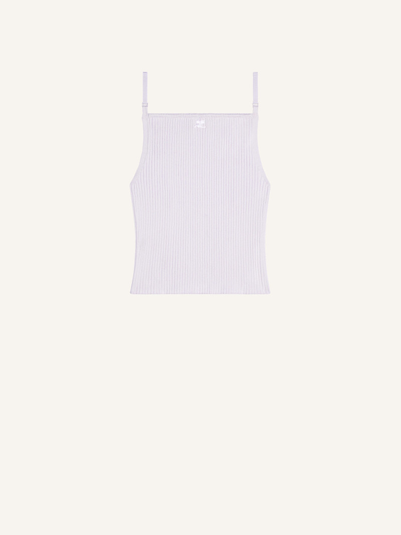RIB KNIT TANK TOP 1