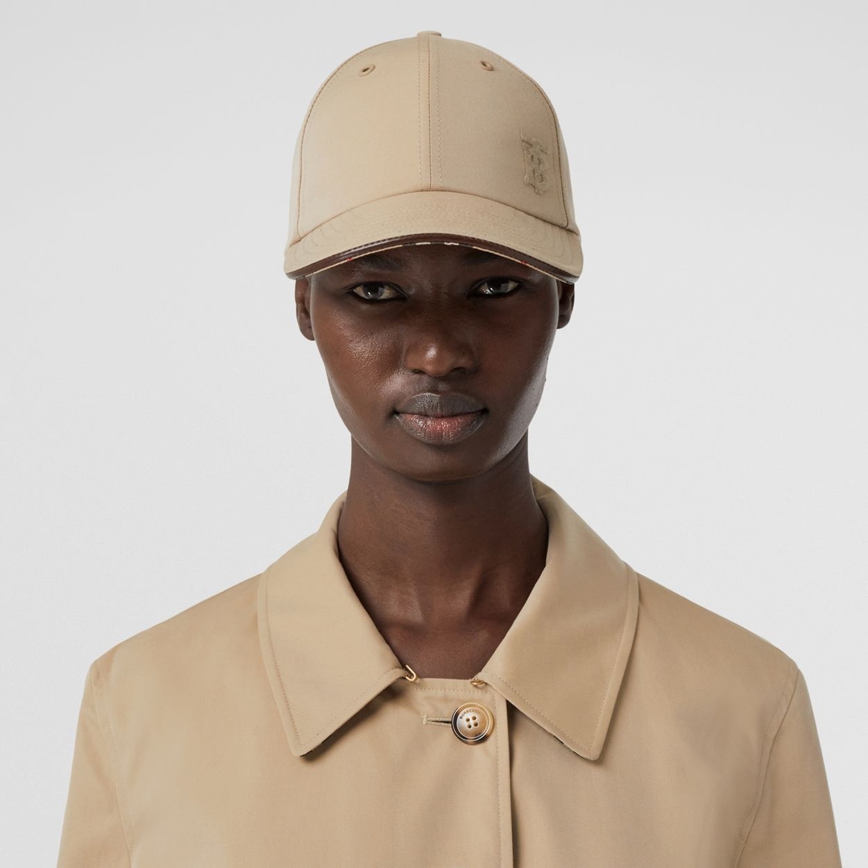 Monogram Motif Cotton Gabardine Baseball Cap - 3