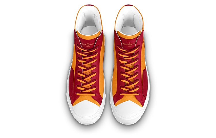 LOUIS VUITTON Tattoo Ankle Sneakers 'Orange Red' 1A8XX5 - 3