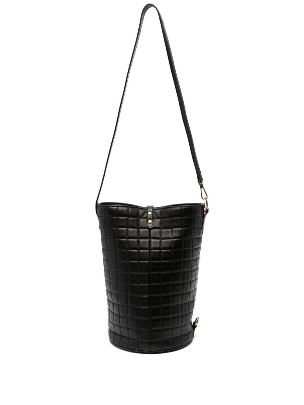【関税&送料込】Laurent Large Cecile Bucket Bag Saint Laurent Large Cecile Bucket Bag in Noir | FWRD