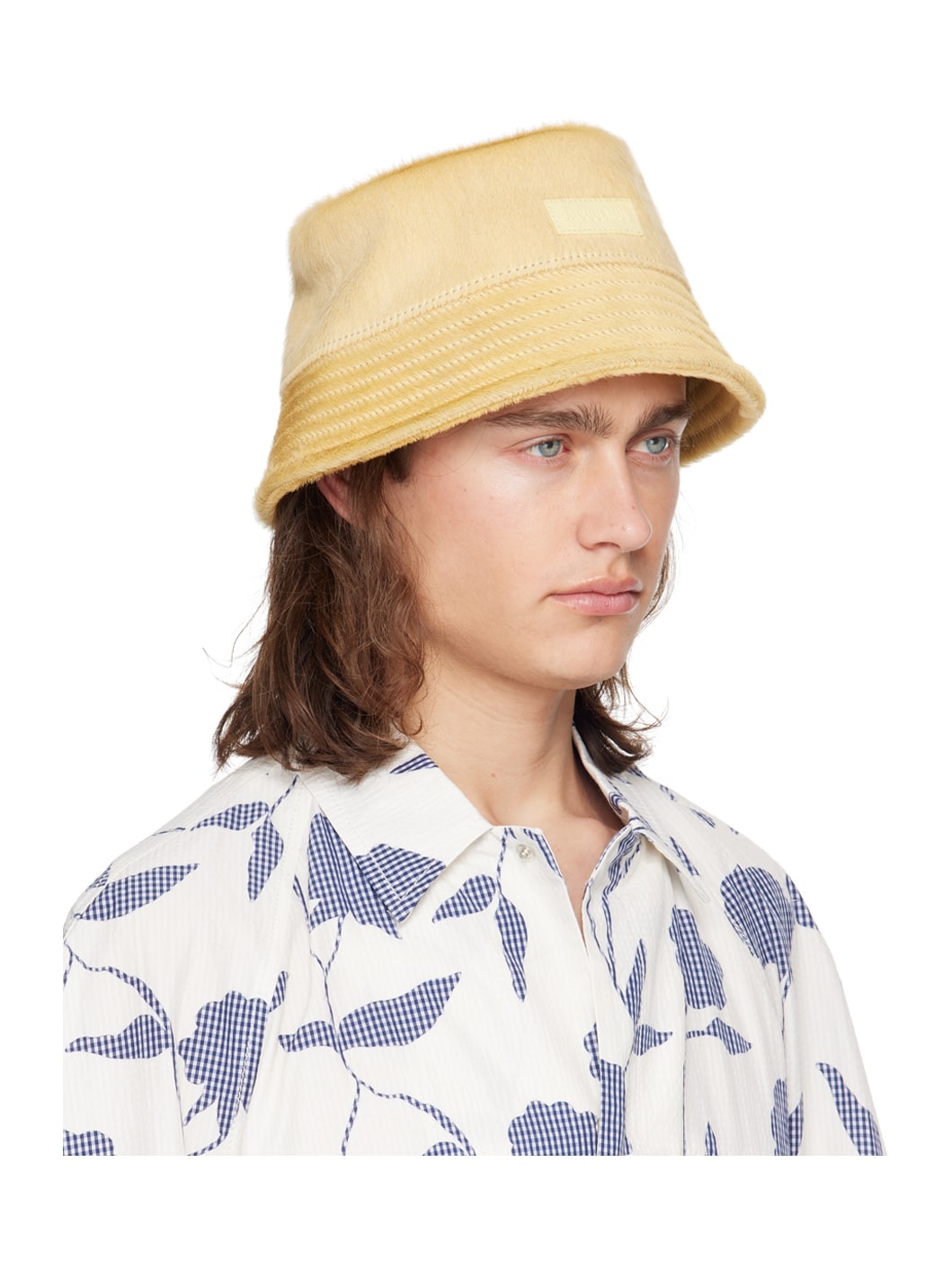 Yellow Les Sculptures 'Le bob Sperone' Bucket Hat - 2