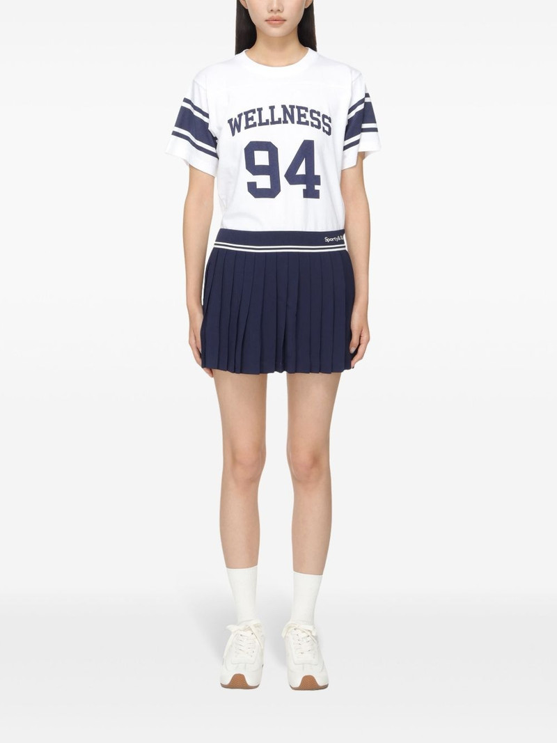Sporty & Rich logo pleated skirt outlook