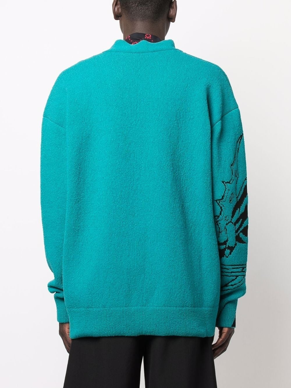Bartman knitted cardigan - 4