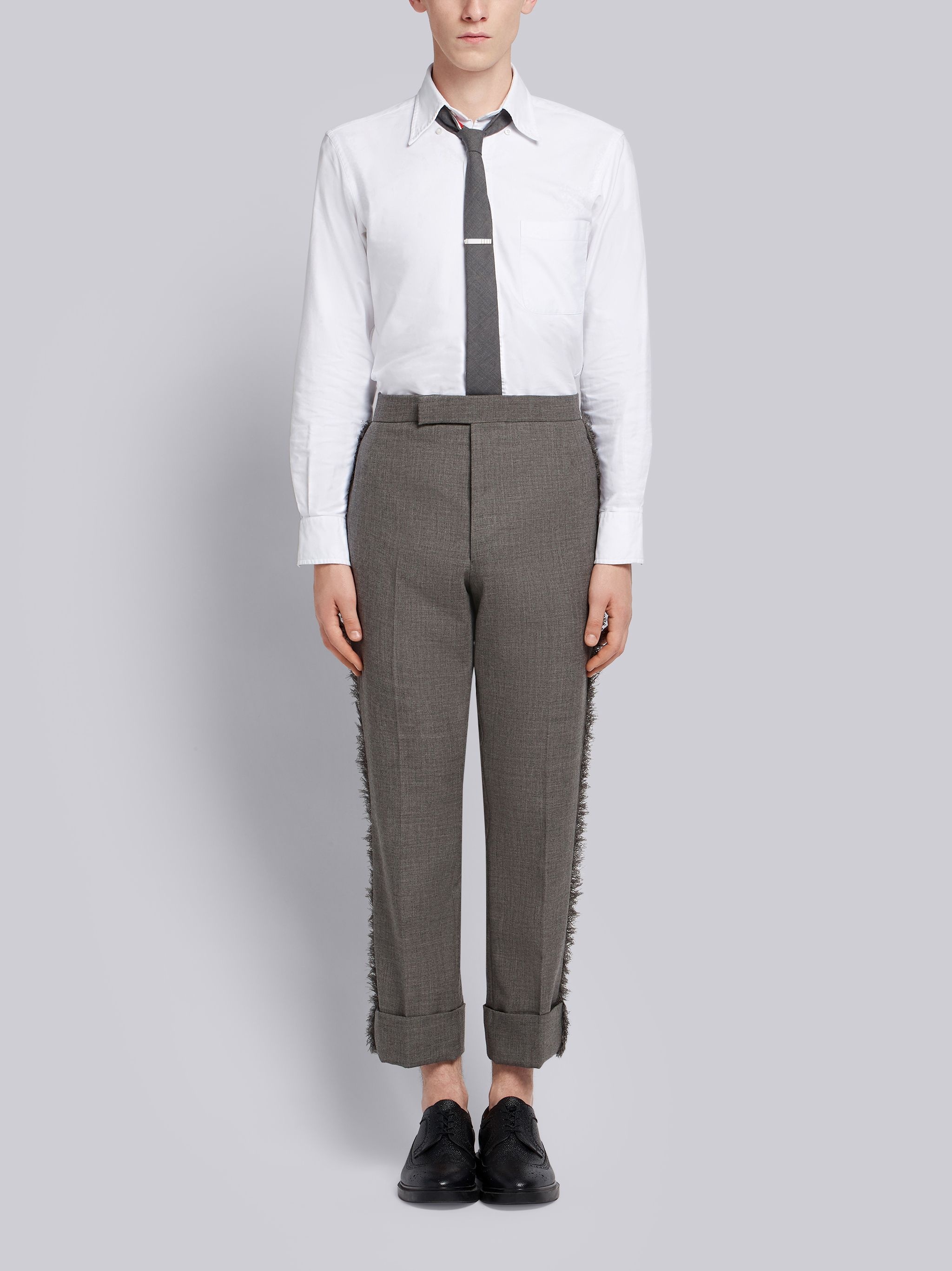 Frayed Edge Classic-Fit Trouser - 4