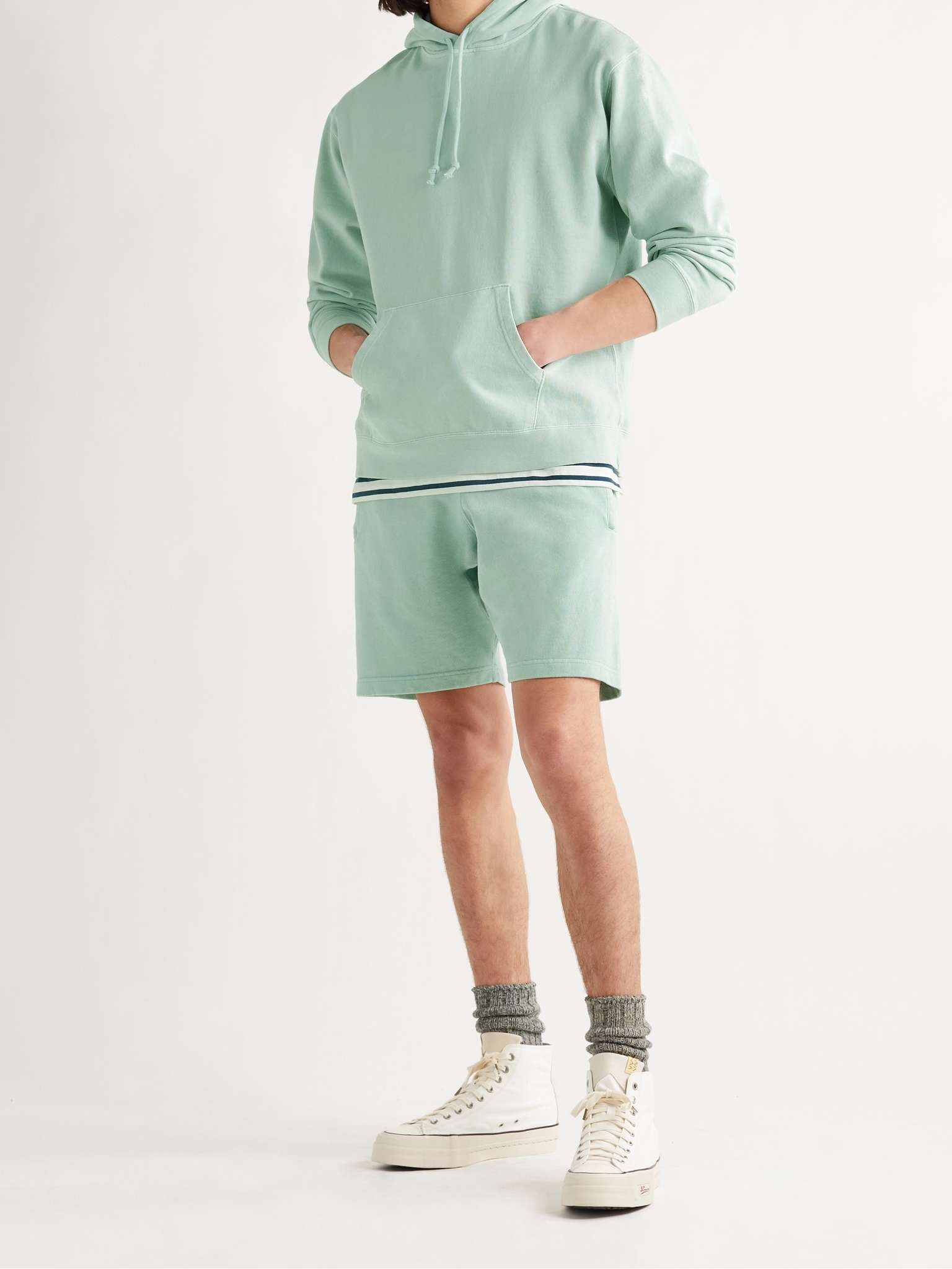 Pigment-Dyed Loopback Cotton-Jersey Hoodie - 2