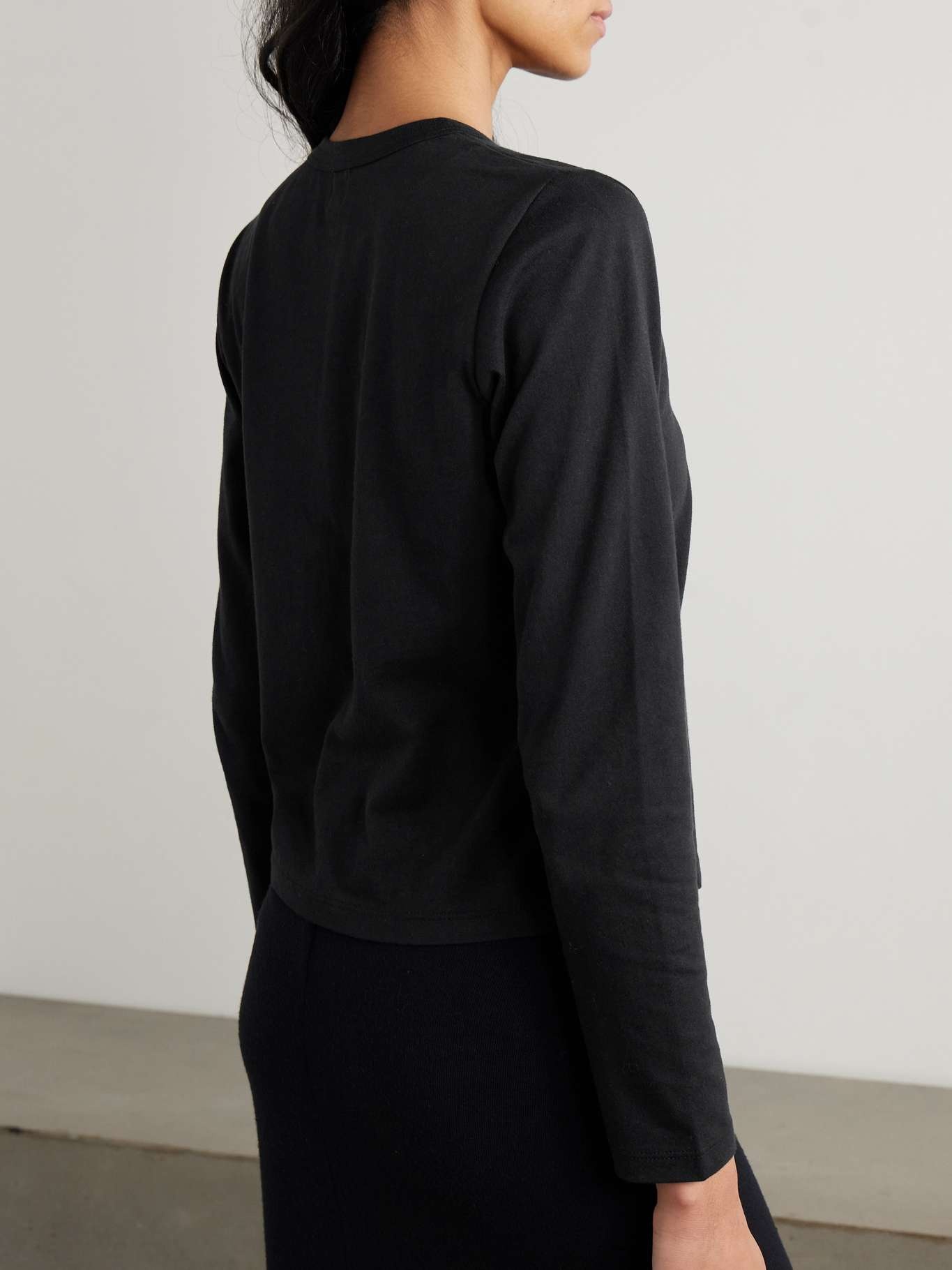 Margo cotton-jersey T-shirt Black - 4