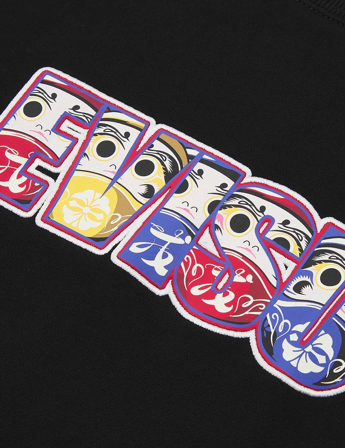 DARUMA AND KAMON PRINT SWEATSHIRT - 7