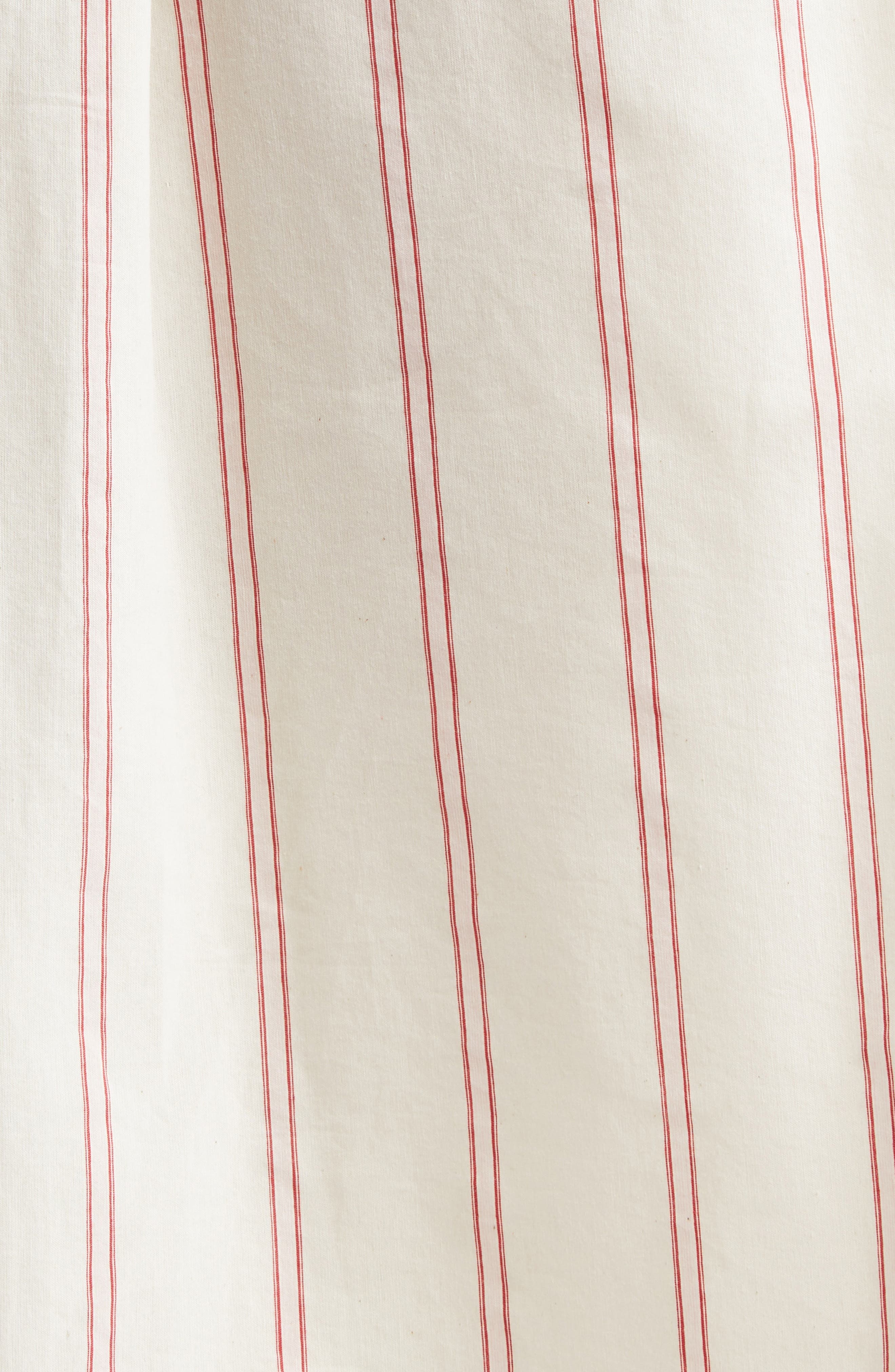 TOTEME Relaxed Stripe Button-Up Shirt in Ecru/Blossom at Nordstrom - 6