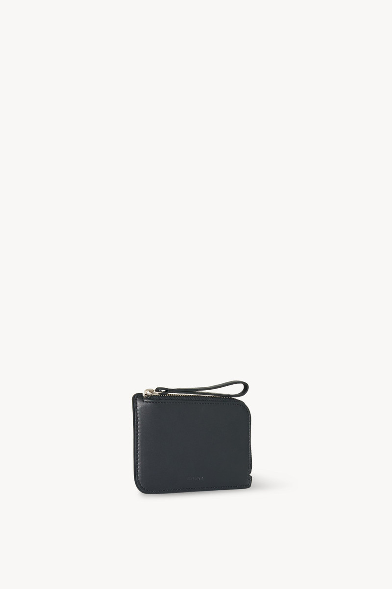 The Row Zipped Wallet in Leather outlook