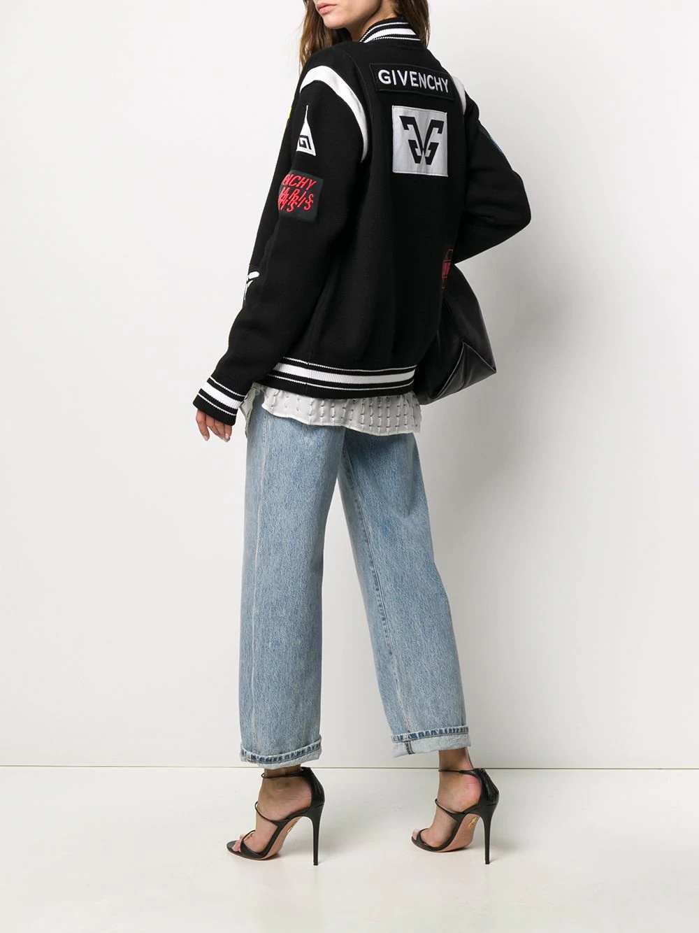 patch detailed bomber jacket - 2