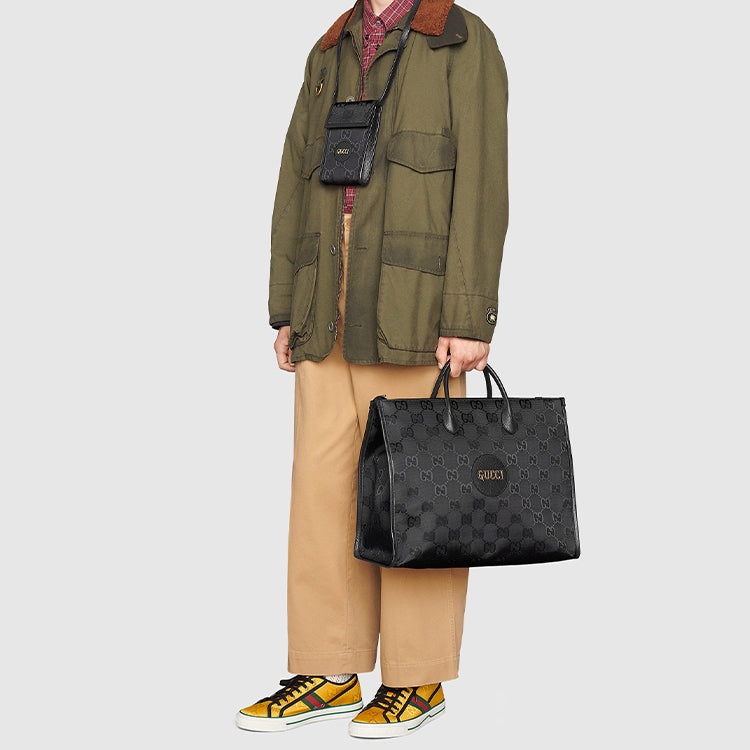 Gucci Off The Grid OTG Environmental Friendly Series Logo Messenger Bag Black 625599-H9HAN-1000 - 10
