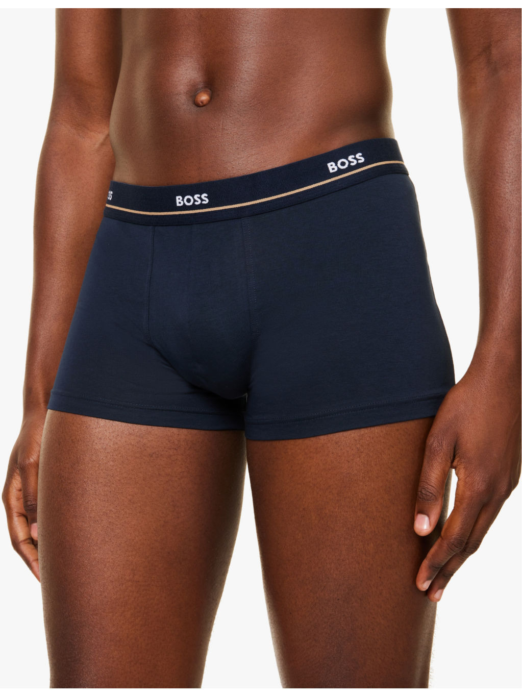 Branded waistband stretch-cotton boxer trunks - 4