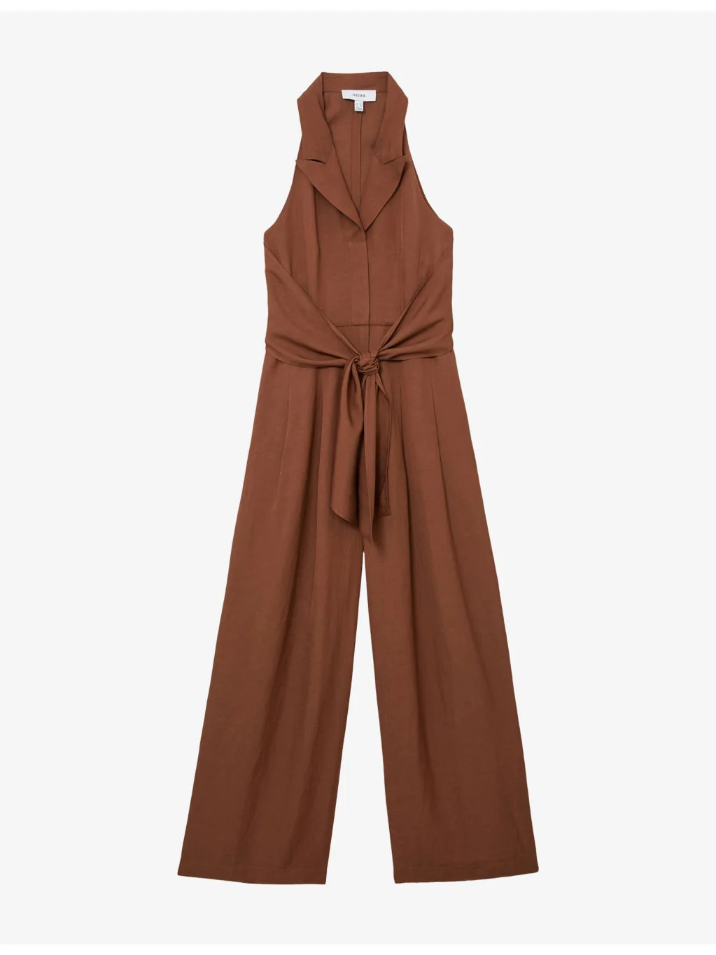 Taya Tie-Front Woven Jumpsuit - 1