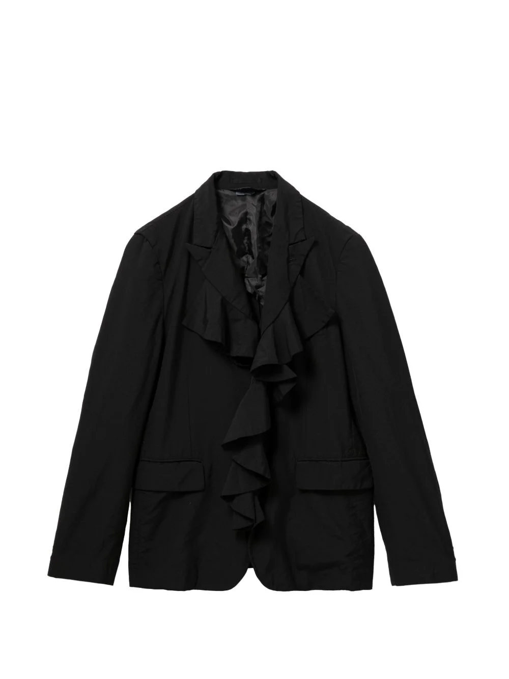 ruffled blazer - 1