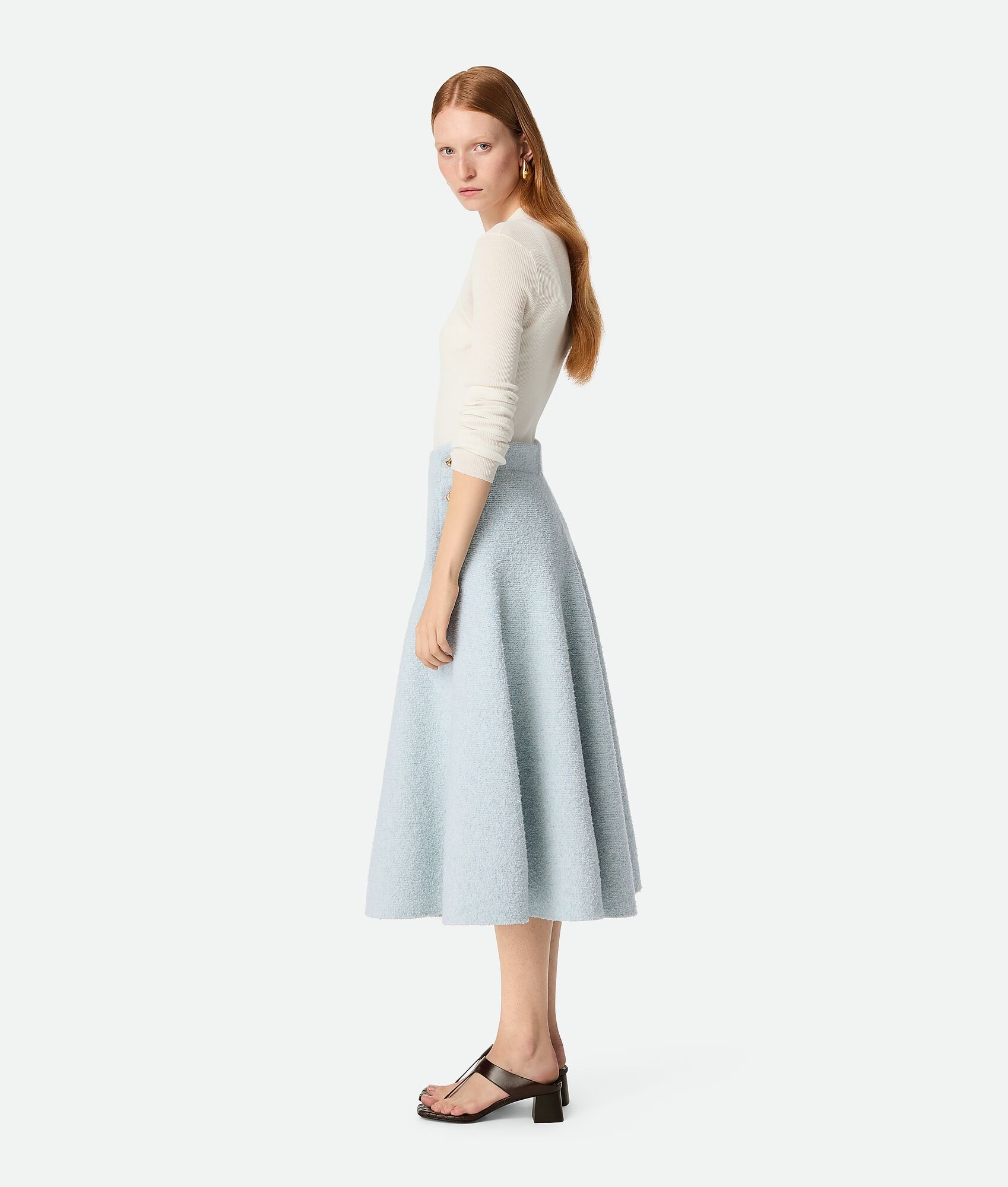 Wool Boucle Skirt - 2