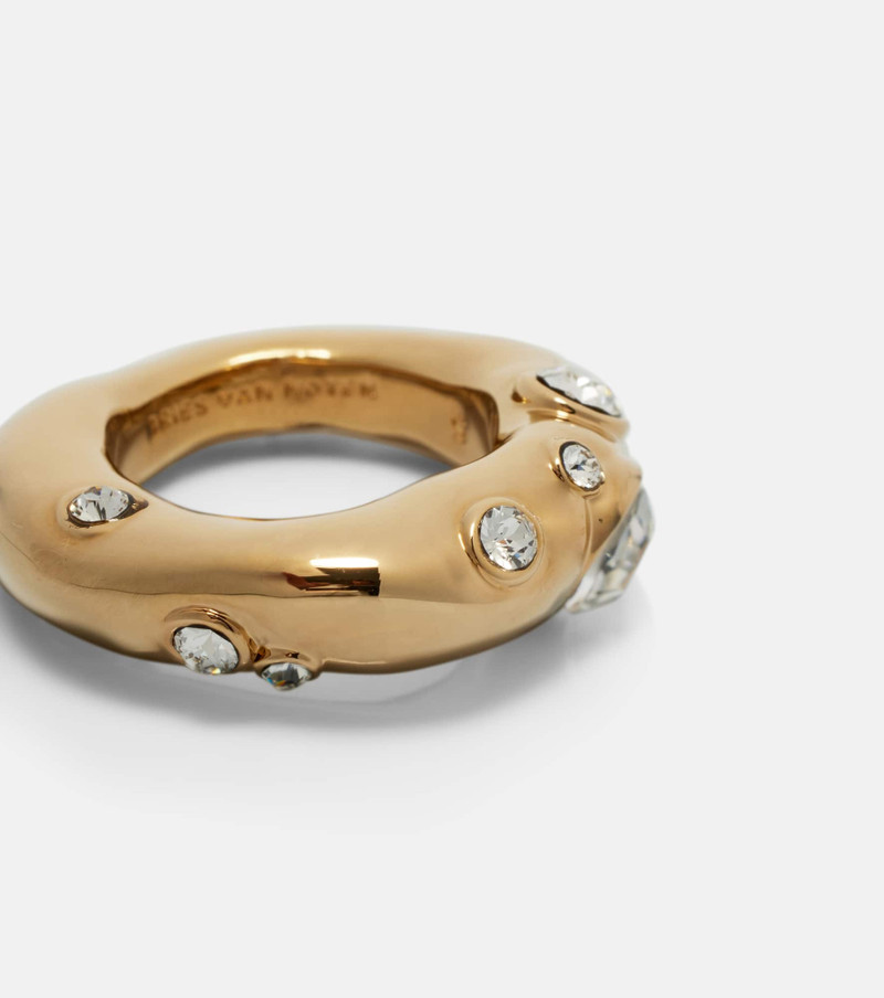 Dries Van Noten Crystal-embellished ring outlook