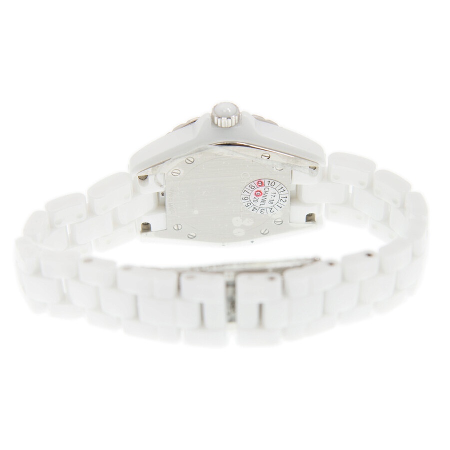 Chanel J12 White Dial White Ceramic Ladies Watch H3110 - 4