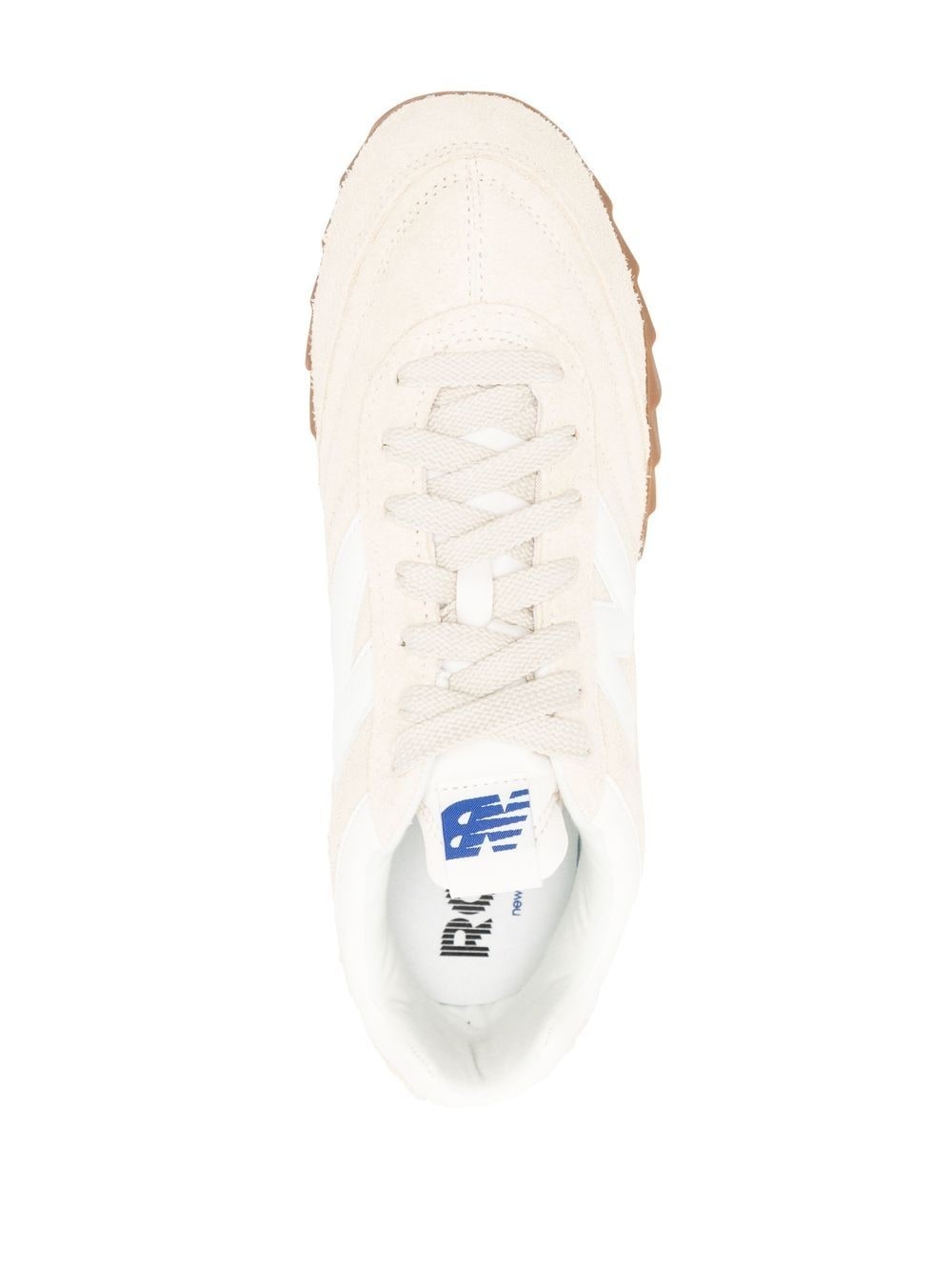 logo embroidered low-top trainers - 4