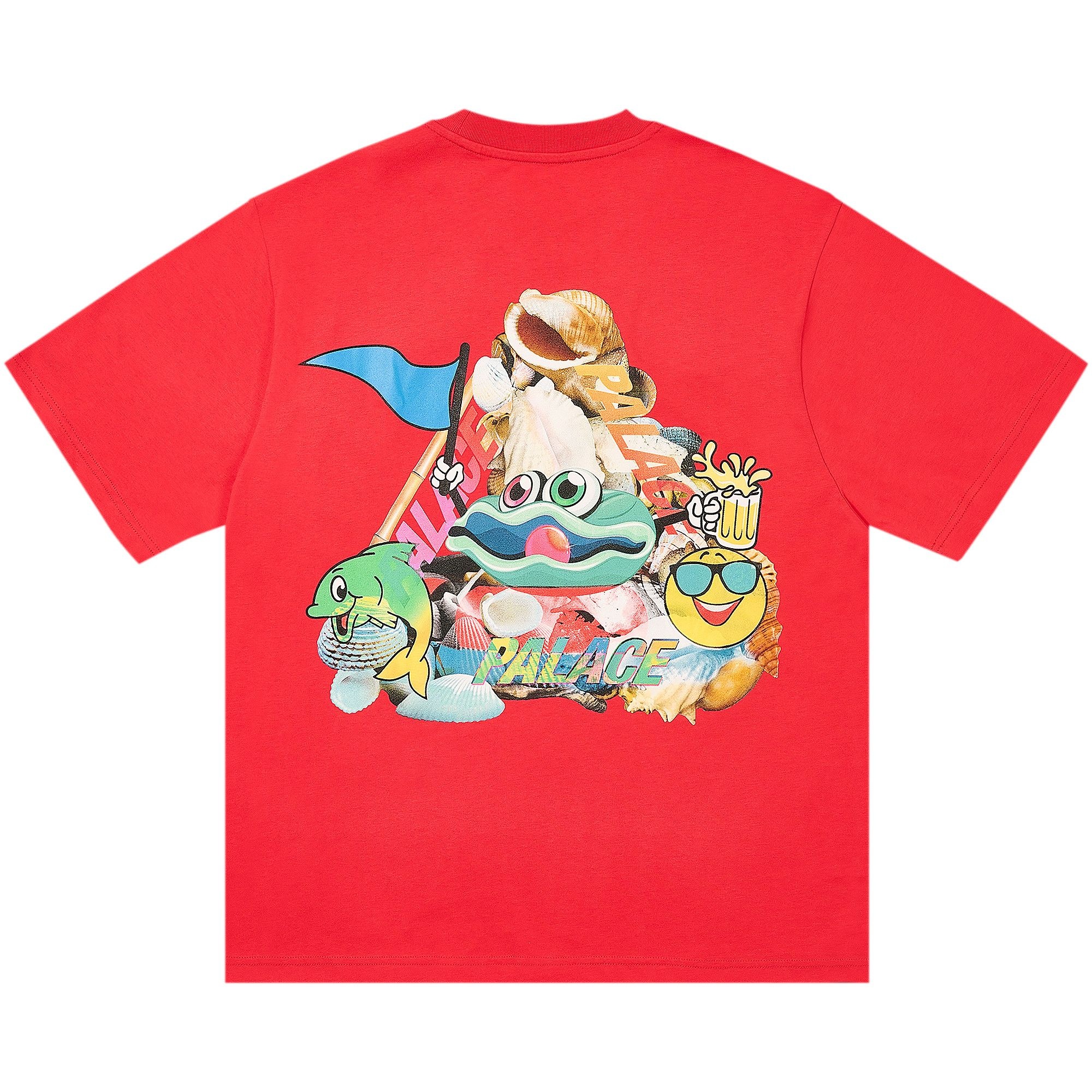 Palace P Sea T-Shirt 'Tomato Red' - 2